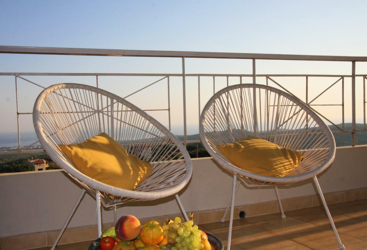 360 Panorama House - Gazing At Horizon And The Stars Of The Galaxy In The Night - Fresh Cool Breeze Most Of The Time - Just 7 Min From The Beach Kournás Eksteriør billede