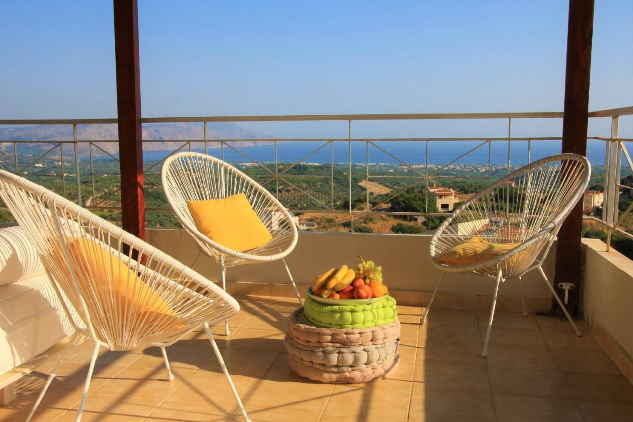 360 Panorama House - Gazing At Horizon And The Stars Of The Galaxy In The Night - Fresh Cool Breeze Most Of The Time - Just 7 Min From The Beach Kournás Eksteriør billede